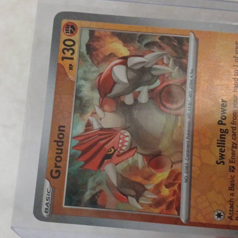 Pokemon Groudon Reverse Holo Trading Card - Picture 2 of 5